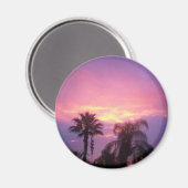 Farbenfrohe Florida Sunset Magnet (Vorderseite/Rückseite)