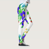 Farbenfrohe Flower Girly Leggings (Rechts)