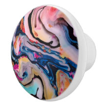 Farbenfrohe flüssige Marmorabstraktion