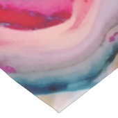 Farbenfrohe flüssige Marmorabstraktion Tischdecke (Schrägansicht)