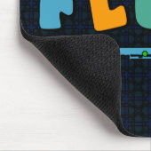 Farbenfrohe Flute Mousepad (Ecke)