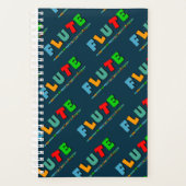 Farbenfrohe Flute Planer (Vorderseite)