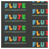 Farbenfrohe Flute Stoff (Nahaufnahme)
