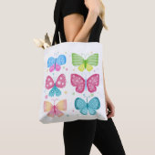 Farbenfrohe Flutter-Freunde Tasche (Von Nahem)