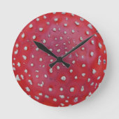 Farbenfrohe Fly Amantis Patternuhr Runde Wanduhr (Vorderseite)