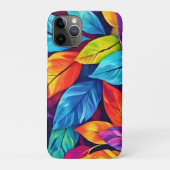 Farbenfrohe Foliage Muster Case-Mate iPhone Hülle (Rückseite)