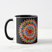 Farbenfrohe Folklore-Design-Tasse Tasse (Links)