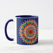 Farbenfrohe Folklore-Design-Tasse Tasse (Links)