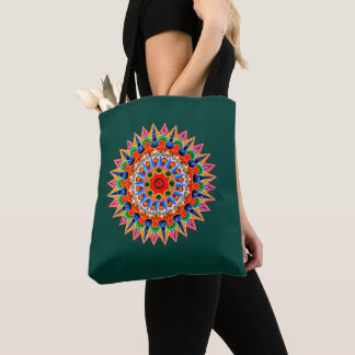 Farbenfrohe Folklore Design Toag Tasche