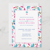 Farbenfrohe Folklore Kunst, Dichtung Sommer Einladung