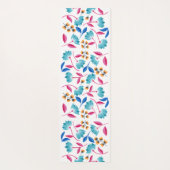 Farbenfrohe Folklorekunst Muster Yogamatte (Rückseite)