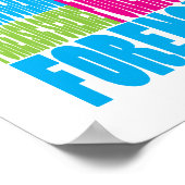 Farbenfrohe forensische Wissenschaft Poster (Ecke)