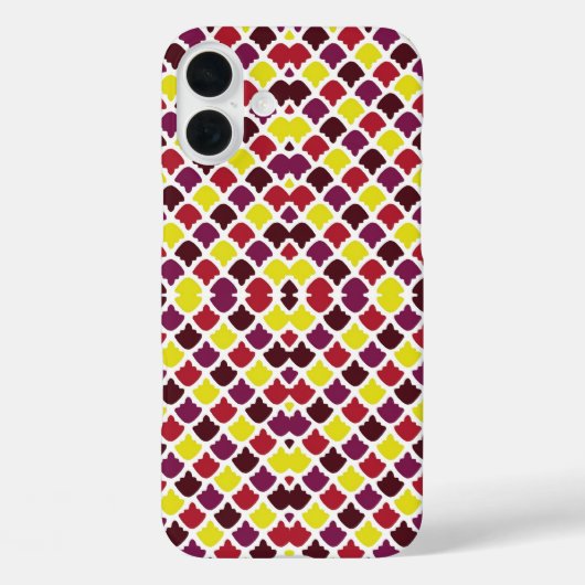 Farbenfrohe Formen Muster Design Case-Mate iPhone Hülle (Rückseite)