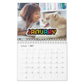 Farbenfrohe Foto Kalender 2026 (Jan 2027)