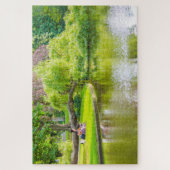 Farbenfrohe Foto-Szene aus dem Amsterdamer Park Puzzle (Vertikal)