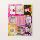 Farbenfrohe Fotocollage Puzzle (Vertikal)