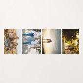 Farbenfrohe FotoCollage Yogamatte (Vorderseite (Horizontal))