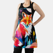Farbenfrohe Fox Abstrakt Art Schürze (InSitu)
