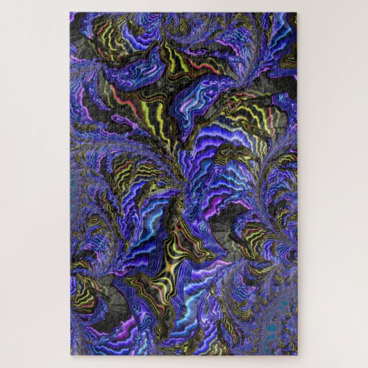 Farbenfrohe Fraktal Kunst unmöglich Puzzle (Vertikal)