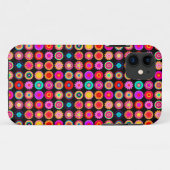 Farbenfrohe Fraktal Mandalas iPhone Case (Rückseite (Horizontal))