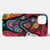 Farbenfrohe Fraktal Spirituosen Case-Mate iPhone Hülle (Rückseite (Horizontal))