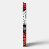 Farbenfrohe Fraktal Spirituosen Case-Mate iPhone Hülle (Rückseite / Links)