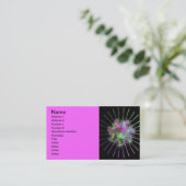 farbenfrohe Fraktale Visitenkarte (Stehend Vorderseite)