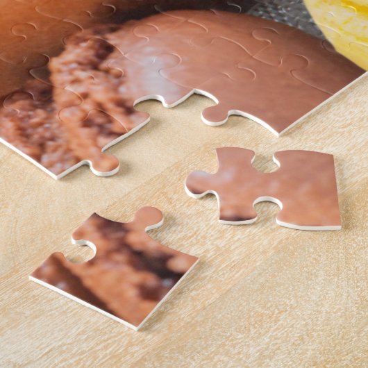 Farbenfrohe französische Macarons Geschmacksvolle  Puzzle (Seite)