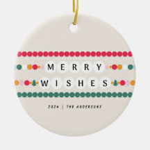 Farbenfrohe Freundschaft Bracelet Merry wünscht fr