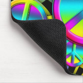 farbenfrohe FRIEDE Mousepad (Ecke)