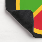 Farbenfrohe Friedenssignatur, benutzerdefiniertes  Mousepad (Ecke)