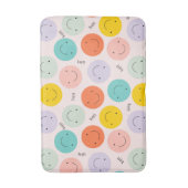 Farbenfrohe, fröhliche Gesichtspflege Badematte (Vorderseite Vertikal)