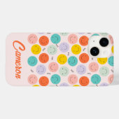 Farbenfrohe, fröhliche Gesichtspflege Case-Mate iPhone Hülle (Rückseite (Horizontal))