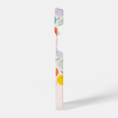 Farbenfrohe, fröhliche Gesichtspflege iPhone Hülle (Linke Seite)