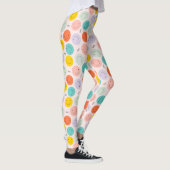 Farbenfrohe, fröhliche Gesichtspflege Leggings (Rechts)
