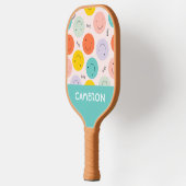 Farbenfrohe, fröhliche Gesichtspflege Pickleball Schläger (Links)