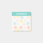 Farbenfrohe, fröhliche Gesichtspflege Post-it Klebezettel (Vorderseite)