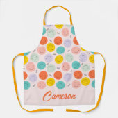 Farbenfrohe, fröhliche Gesichtspflege Schürze (Vorderseite)