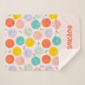 Farbenfrohe, fröhliche Gesichtspflege Sherpadecke (Vorderseite (Horizontal))