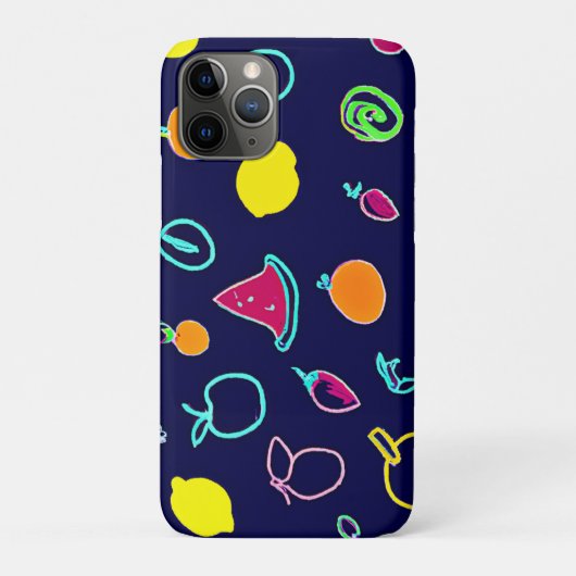 Farbenfrohe Frucht Fantasia Design Case-Mate iPhone Hülle (Rückseite)