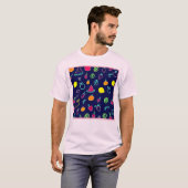 Farbenfrohe Frucht Fantasia Design T-Shirt (Vorne ganz)