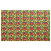 Farbenfrohe Frucht in Form von Süßwaren Stoff (Fat Quarter (45,7 x 55,9 cm))