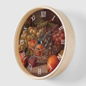 Farbenfrohe Frucht noch immer Lebensfreude Malerei Uhr (Winkel)