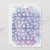 Farbenfrohe Frucht Wasserfarbe Twotti Frutti Gebur Einladung (Rückseite)