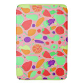 Farbenfrohe fruchtbare Spektralmuster Badematte (Vorderseite Vertikal)