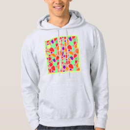 Farbenfrohe fruchtbare Spektralmuster Hoodie