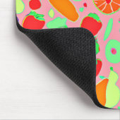 Farbenfrohe fruchtbare Spektralmuster Mousepad (Ecke)