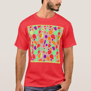 Farbenfrohe fruchtbare Spektralmuster T-Shirt