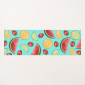 Farbenfrohe Früchte Erdbeere Watermelon Zitrus Bla Yogamatte (Vorderseite (Horizontal))