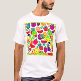 Farbenfrohe Früchte Orchard Artistry T-Shirt